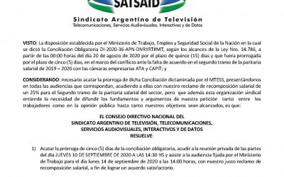 ATA-CAPIT: Extensión de la conciliación obligatoria