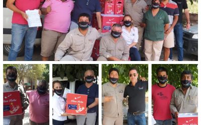Caja Navideña: Un año mas SATSAID acompaña las mesas de sus afiliados