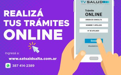 TV SALUD: solo atención virtual